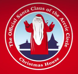 Christmas santa logo