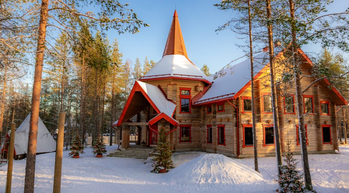 House Of Mrs Claus In Santa Claus Village Rovaniemi Lapland Finland