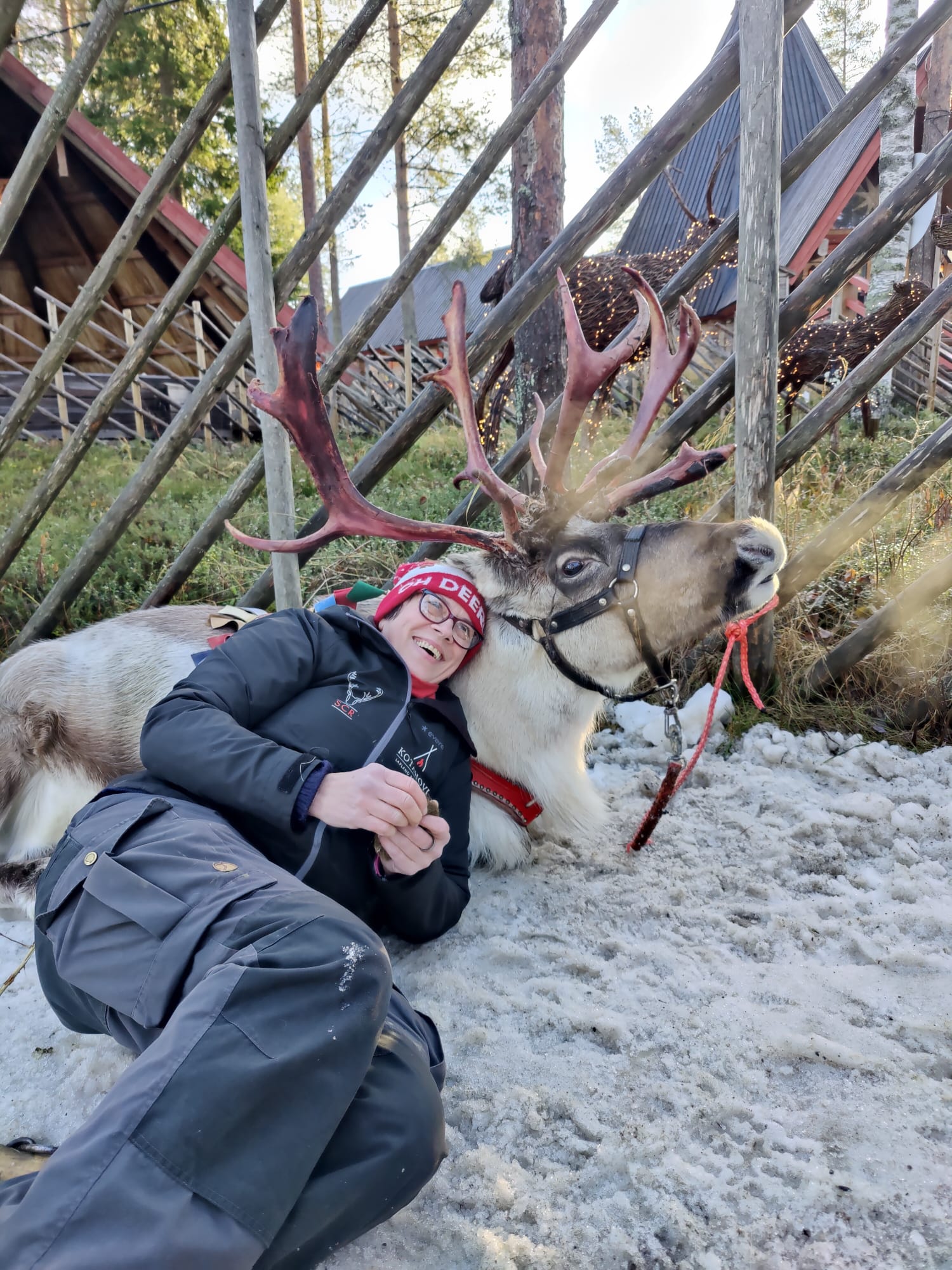 Reindeer Guide of Santa Claus Reindeer at Santa Claus Village