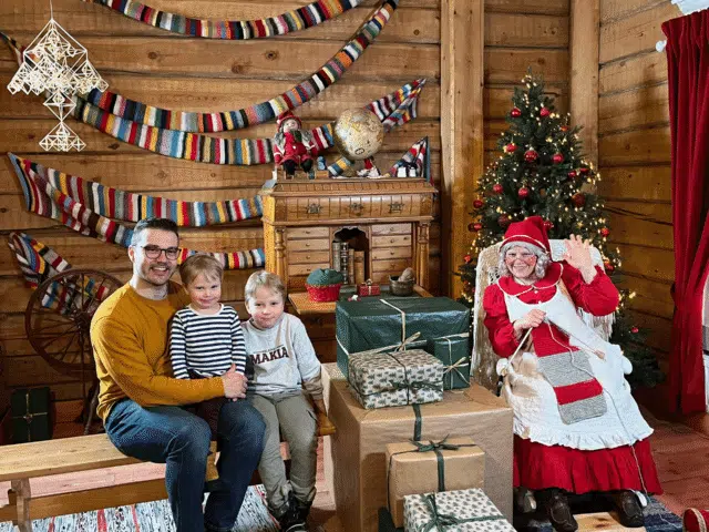 Meet Mrs Santa Claus at Mrs Santa Claus Christmas Cottage in Santa Claus Village