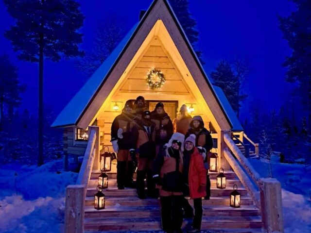 In Search of the Northern Lights – Reindeer Sleigh Ride Under the Arctic Sky