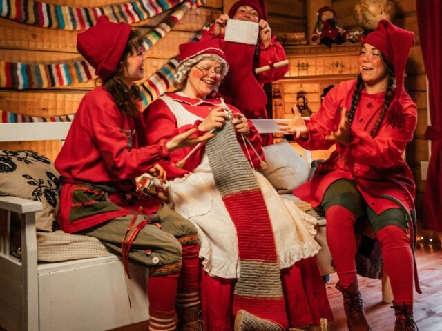 Meet Mrs Santa Claus at Mrs Santa Claus Christmas Cottage in Santa Claus Village
