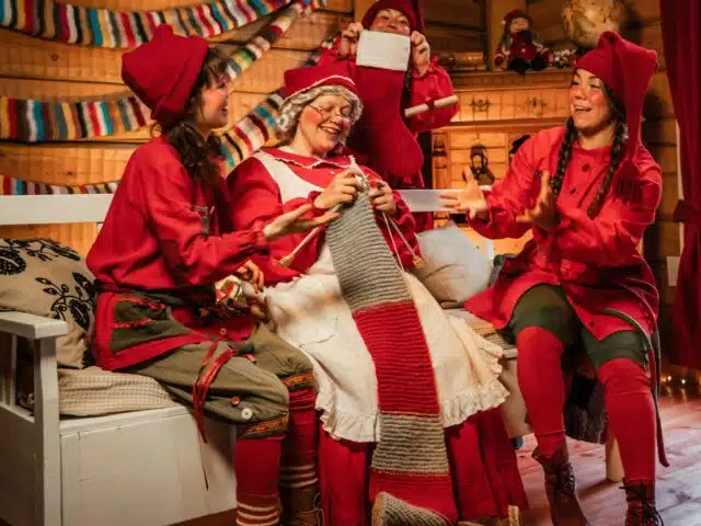 Meet Mrs Santa Claus at Mrs Santa Claus Christmas Cottage in Santa Claus Village