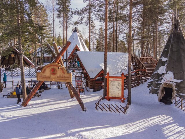 Meet Santa Claus Reindeer in Santa Claus Village, Rovaniemi