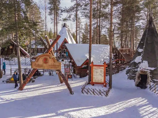 Meet Santa Claus Reindeer in Santa Claus Village, Rovaniemi