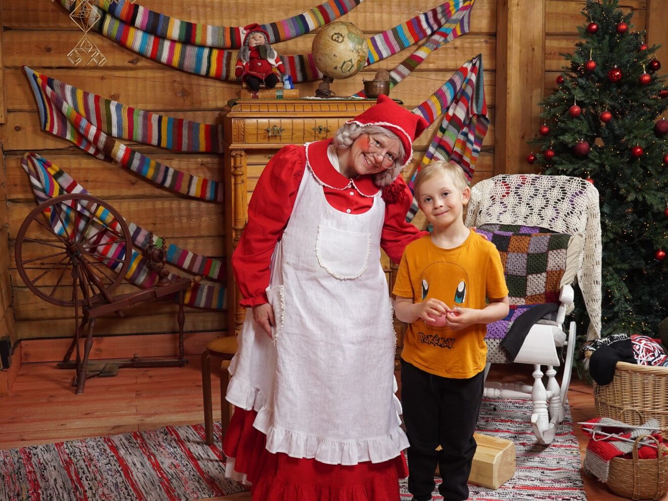 Meet Mrs Santa Claus at Mrs Santa Claus Christmas Cottage in Santa Claus Village